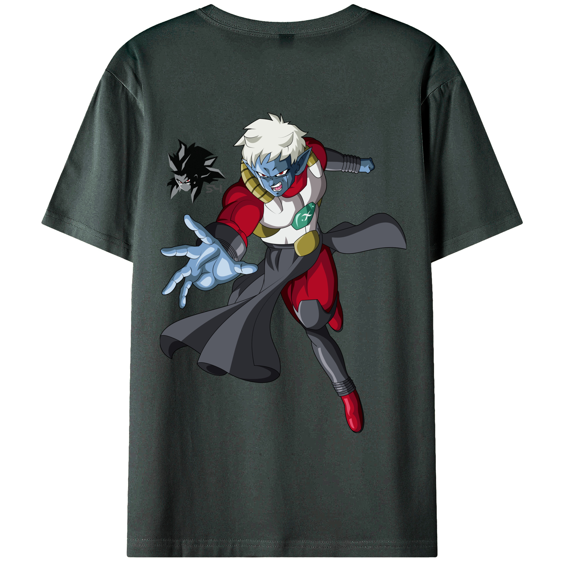 （画像用） ドラゴンボール DRAGON BALL 綿100％ メンズ半袖Tシャツ（バックプリント） 通気性